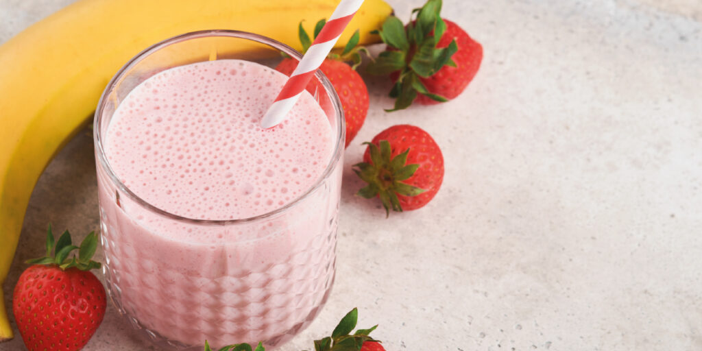 melhor batido de fruta com proteína