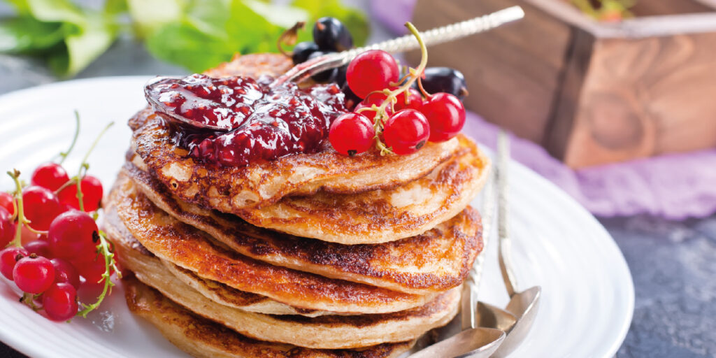 receita de panquecas de aveia e banana para pequeno almoço saudável