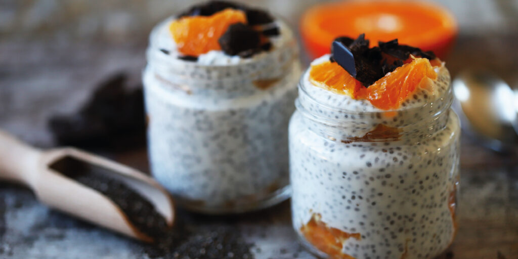 Como fazer pudim de chia para um pequeno-almoço saudável